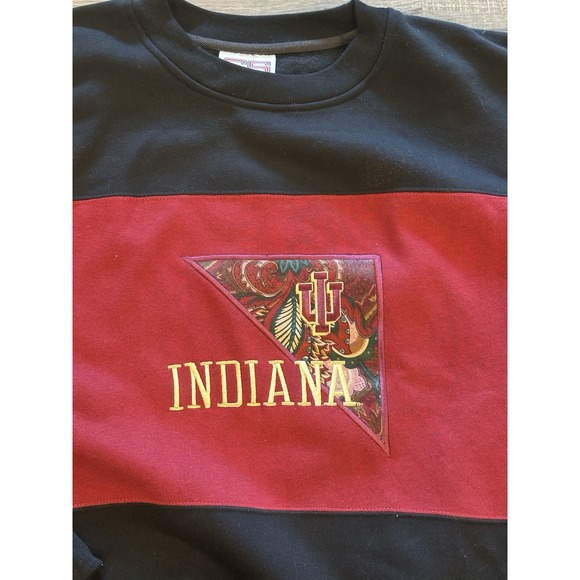 Indiana University Hoosiers Vintage Cablesportswear Large Sweater - Picture 1 of 9